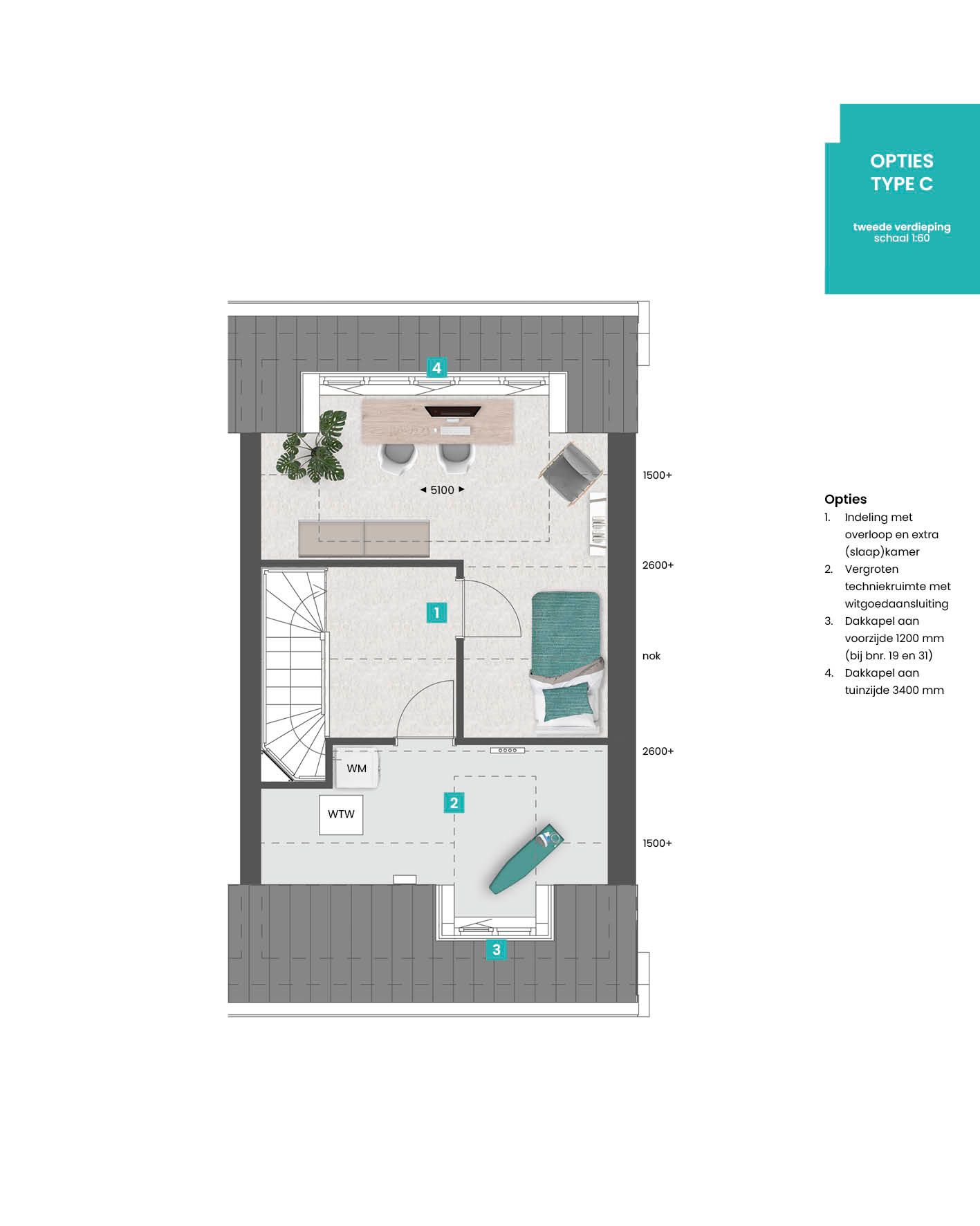 Foto 20 van De Grote Bottel - hoek type C kavel 31