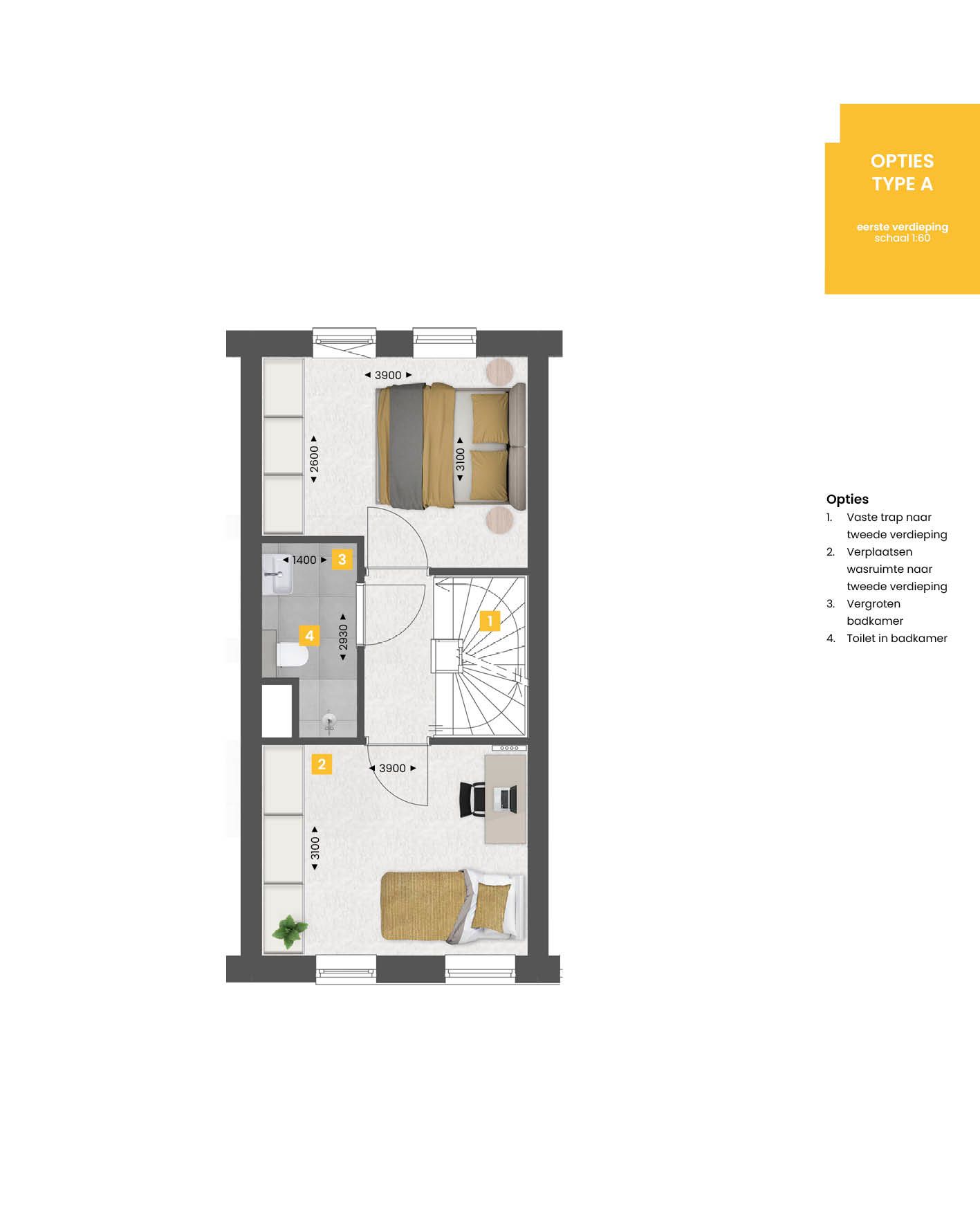 Foto 12 van De Grote Bottel - tussen type A kavel 3