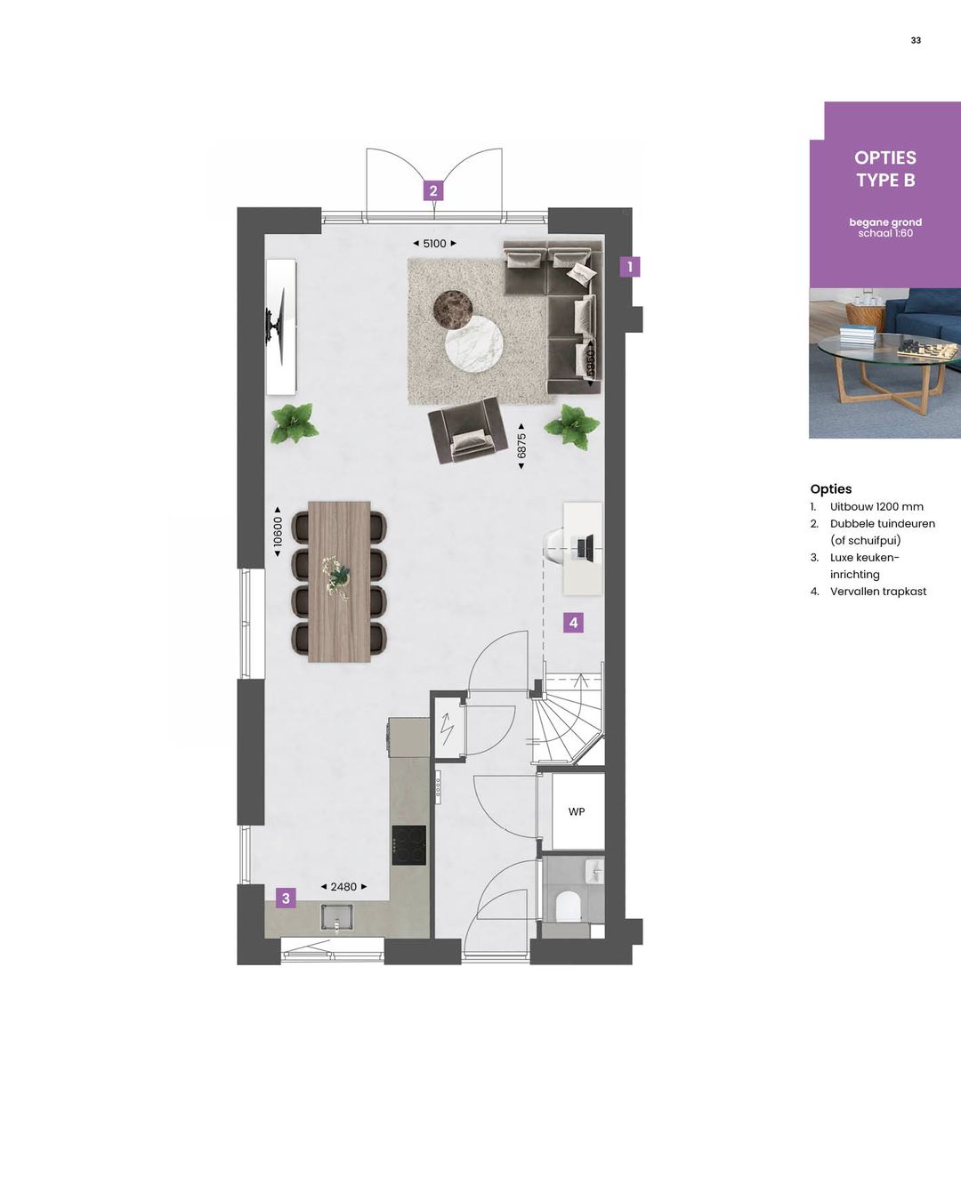 Foto 16 van De Grote Bottel - hoek type B kavel 35