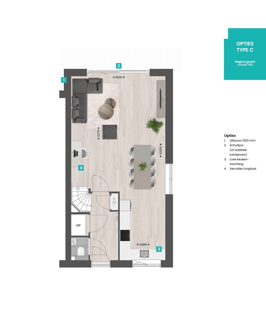 Photo 16 of De Grote Bottel - hoek type C kavel 19