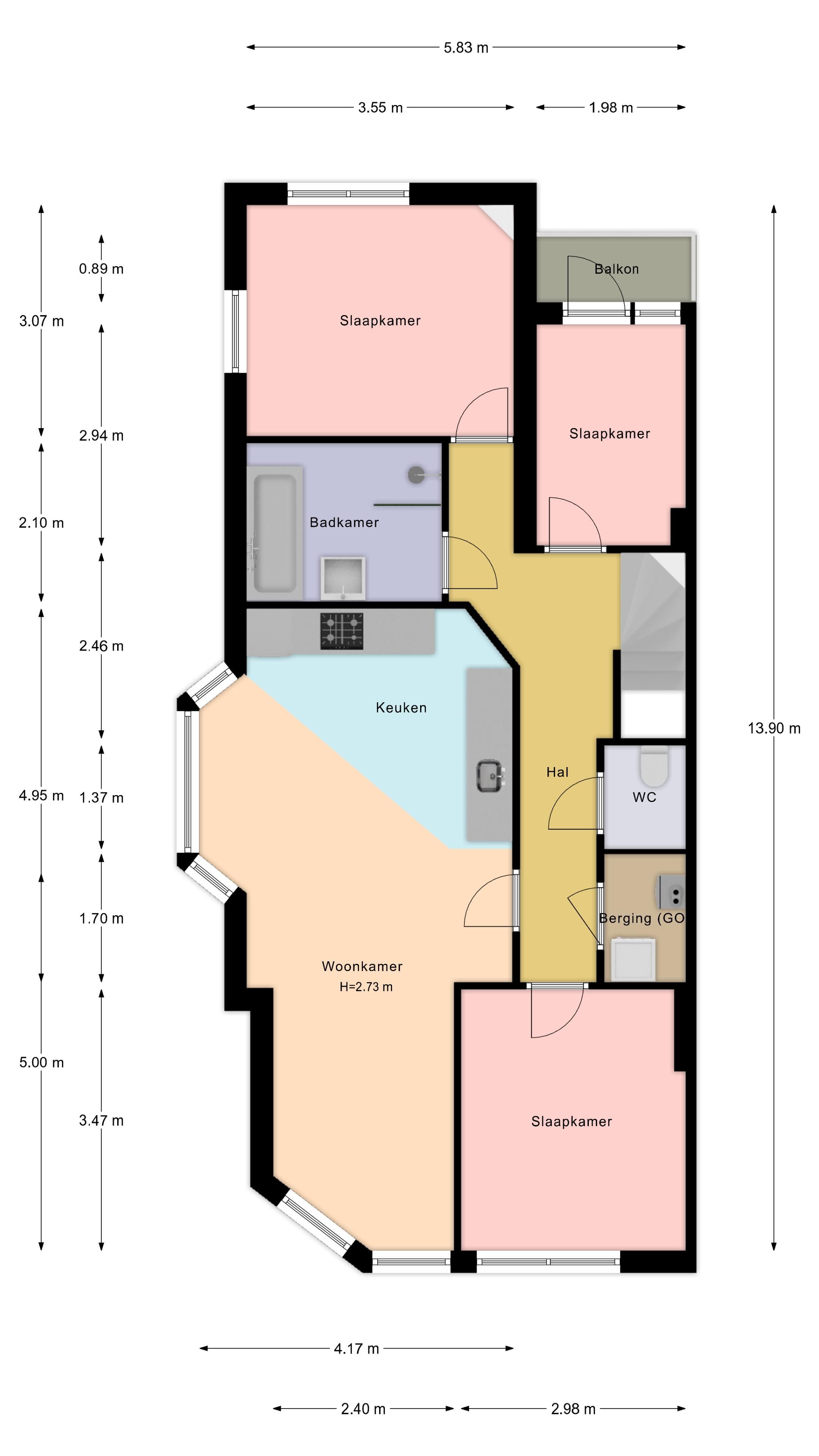 Beautifully Maintained 4-Room Apartment in Rustenburg-Oostbroek — 48