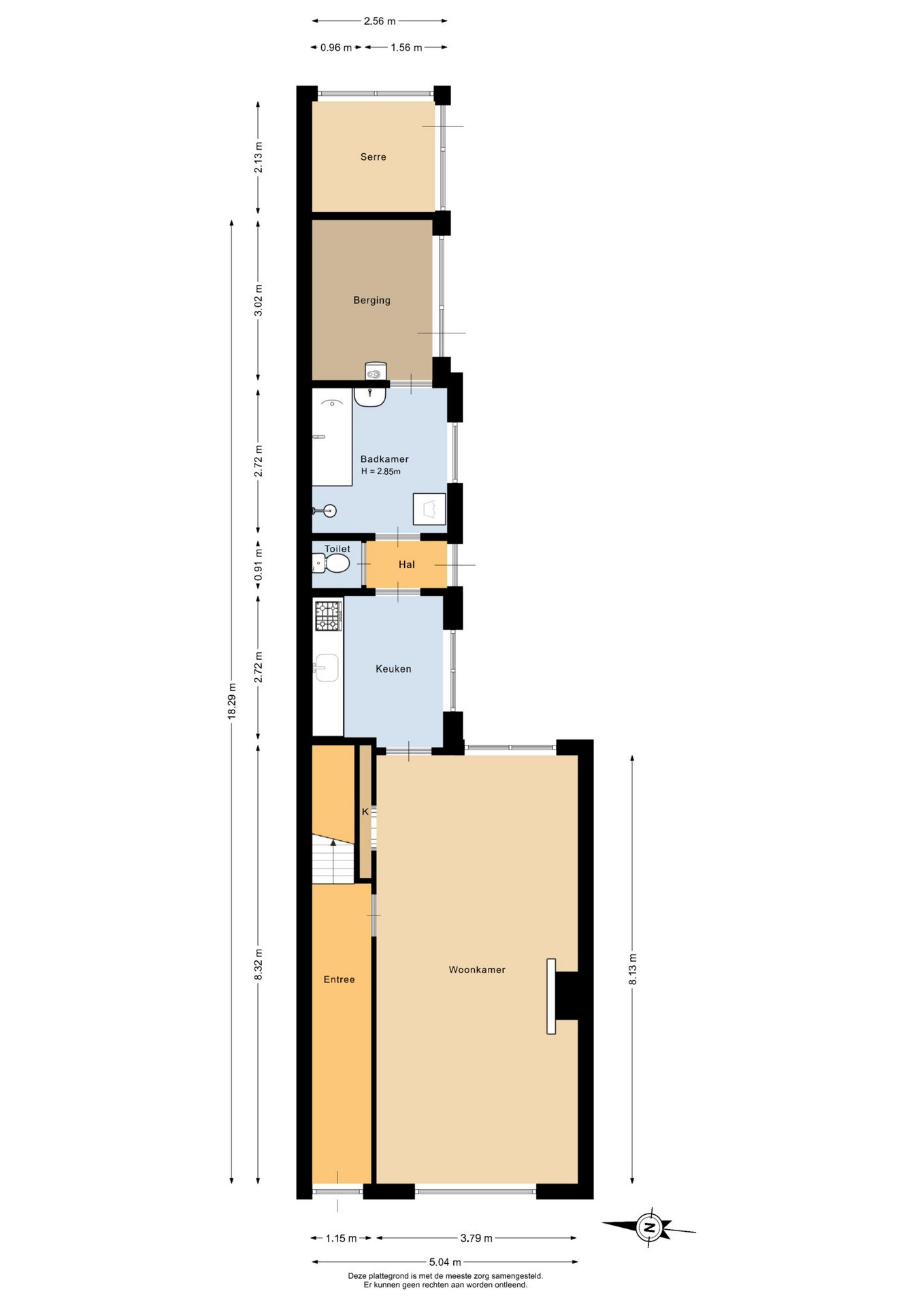 Semi-detached corner home with renovation potential in Waalwijk Centre — 34