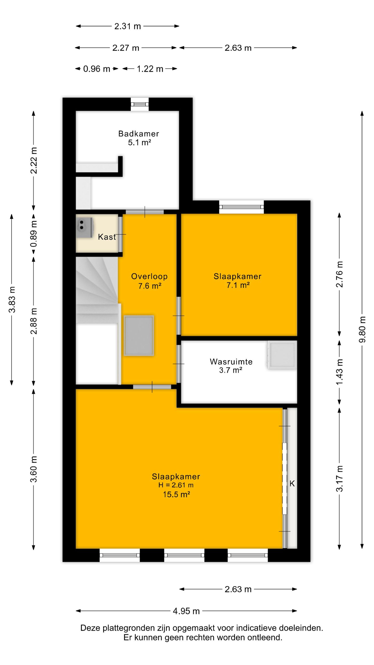 Spacious Maisonnette Apartment with Rooftop Terrace in Delfshaven — 44