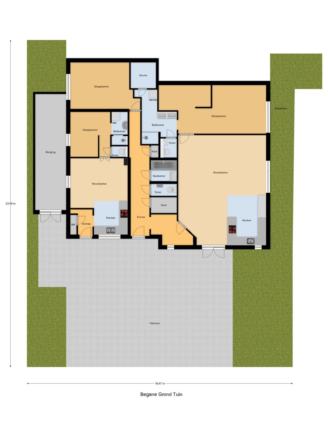 Spacious Ground Floor Apartment with Large Garden and Kangaroo Living Options — 52