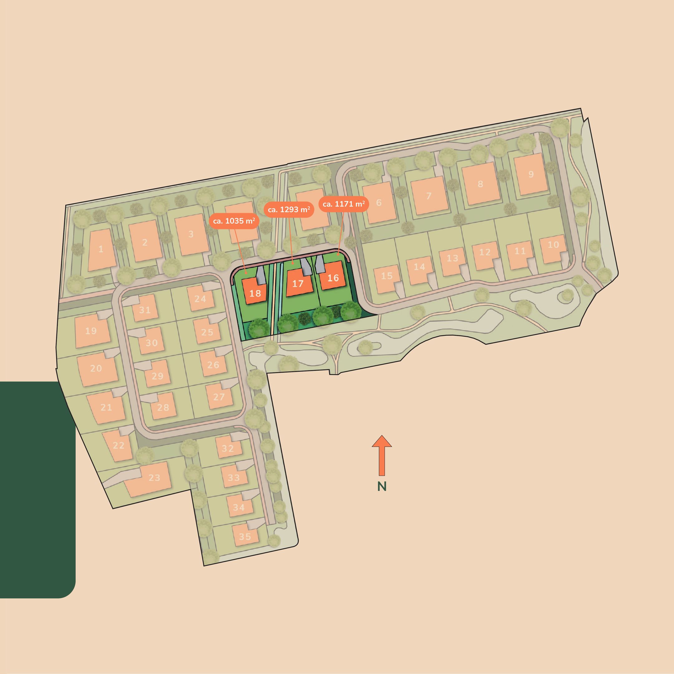Vrije kavels 32 Roden - Aanzicht 5