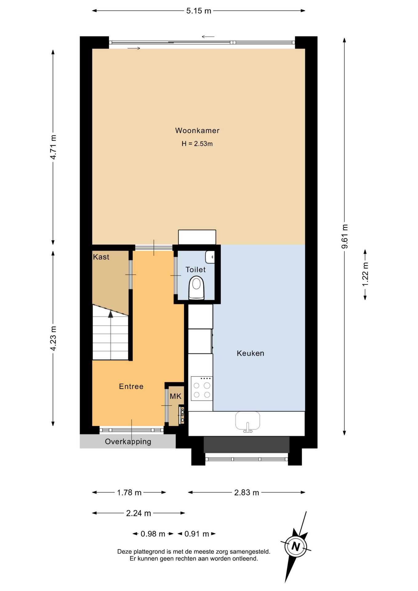 Move-in ready energy-efficient terraced house with south-facing garden near Zaandam station — 19