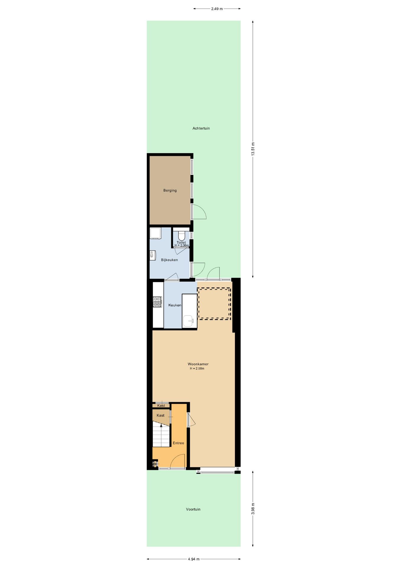 Extended family home with four bedrooms near Amersfoort city center — 50
