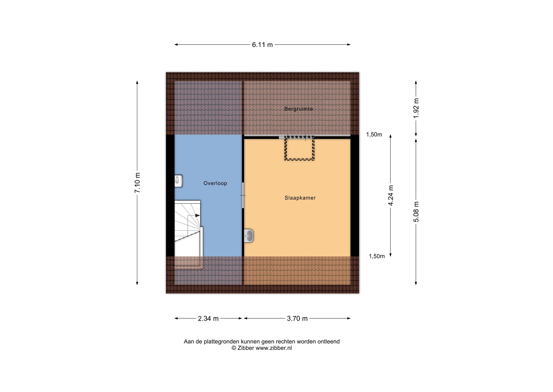 Spacious terraced house with four bedrooms in green Pax neighborhood of Hoofddorp — 39