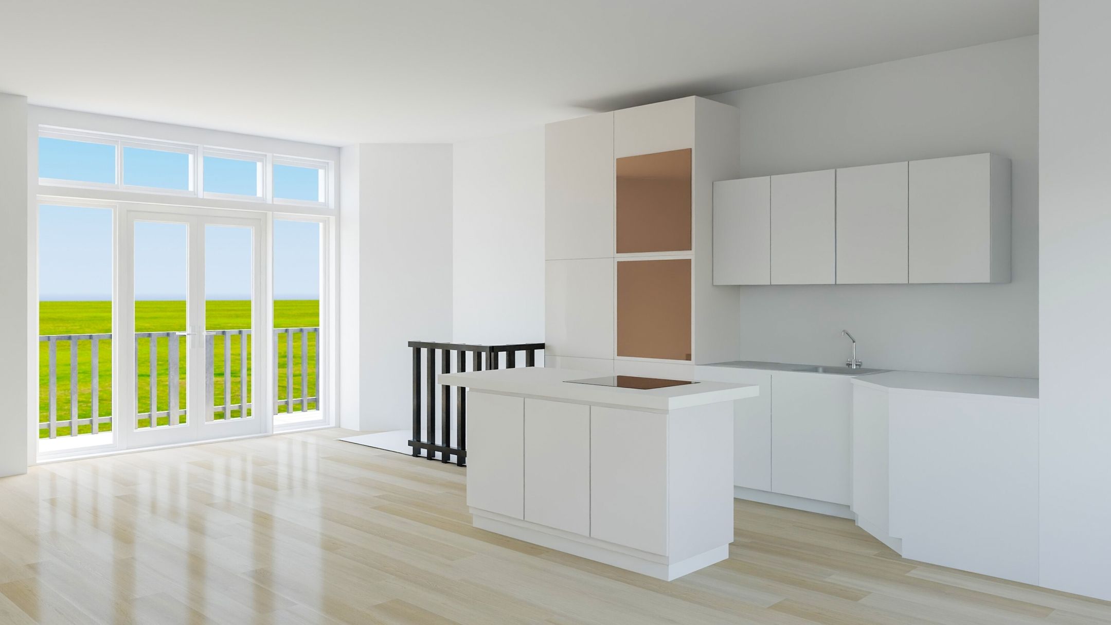 Renovated Double Upper Apartment with Three Bedrooms and Sunny Rooftop Terrace — 12