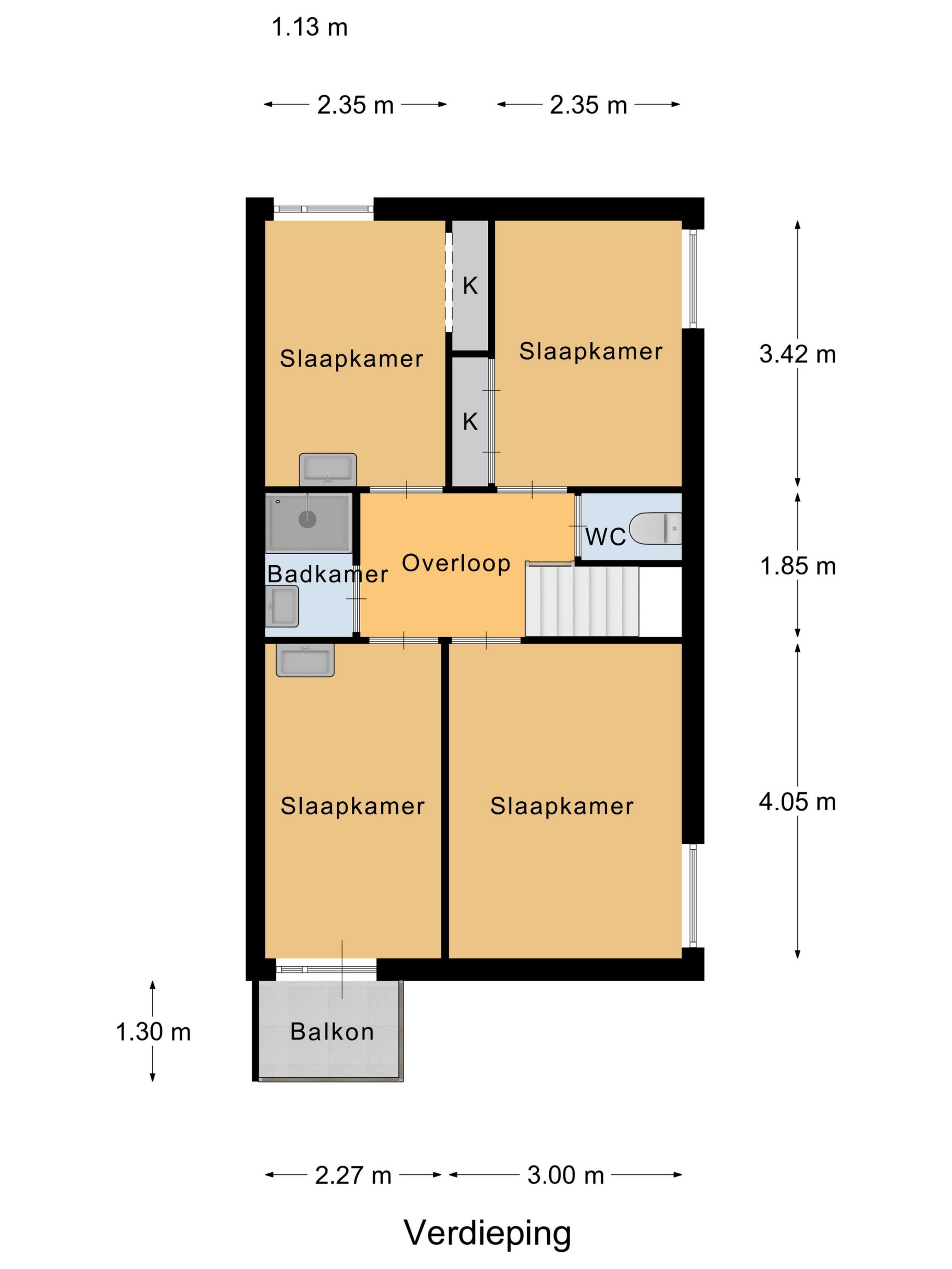 Spacious semi-detached family home with garage in quiet green setting of Veltum — 48
