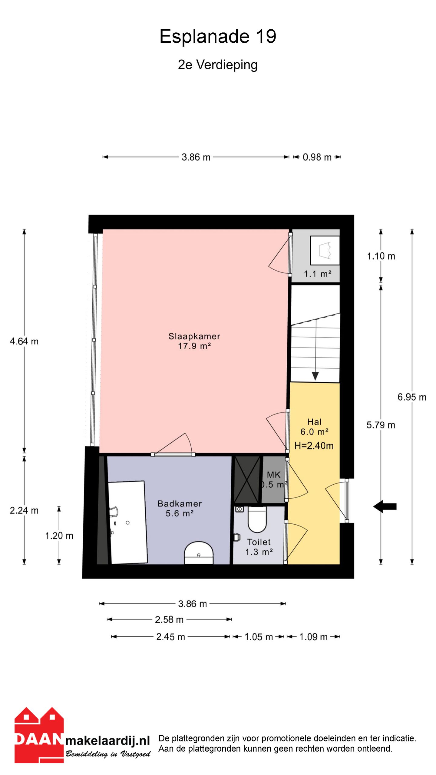 Spacious Duplex Apartment with Stunning Weerwater Views in Almere Centre — 49