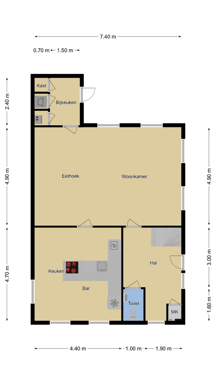 Twee-onder-één-kap te koop: Verlengde Emmastraat 35, Andelst