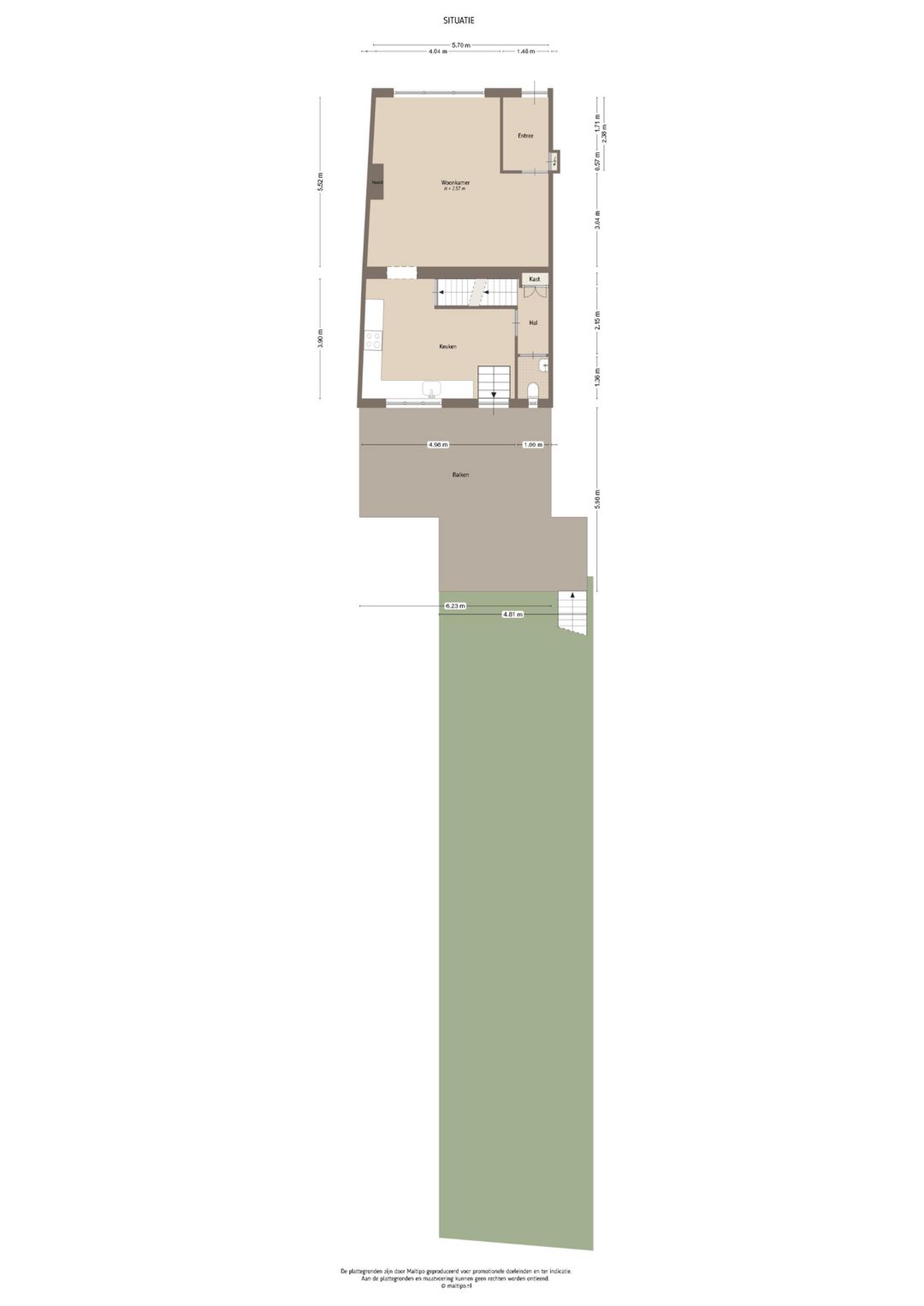 Surprisingly spacious terraced house with six bedrooms in Wamel village centre — 58