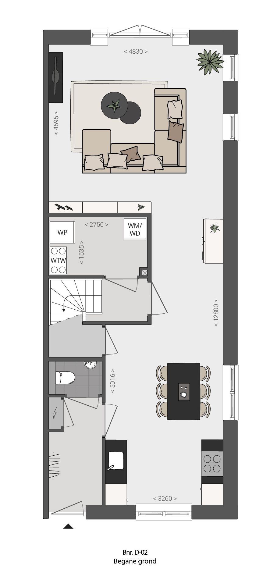Foto 2 van Twee-onder-een kapwoning (Bouwnr. D-02)