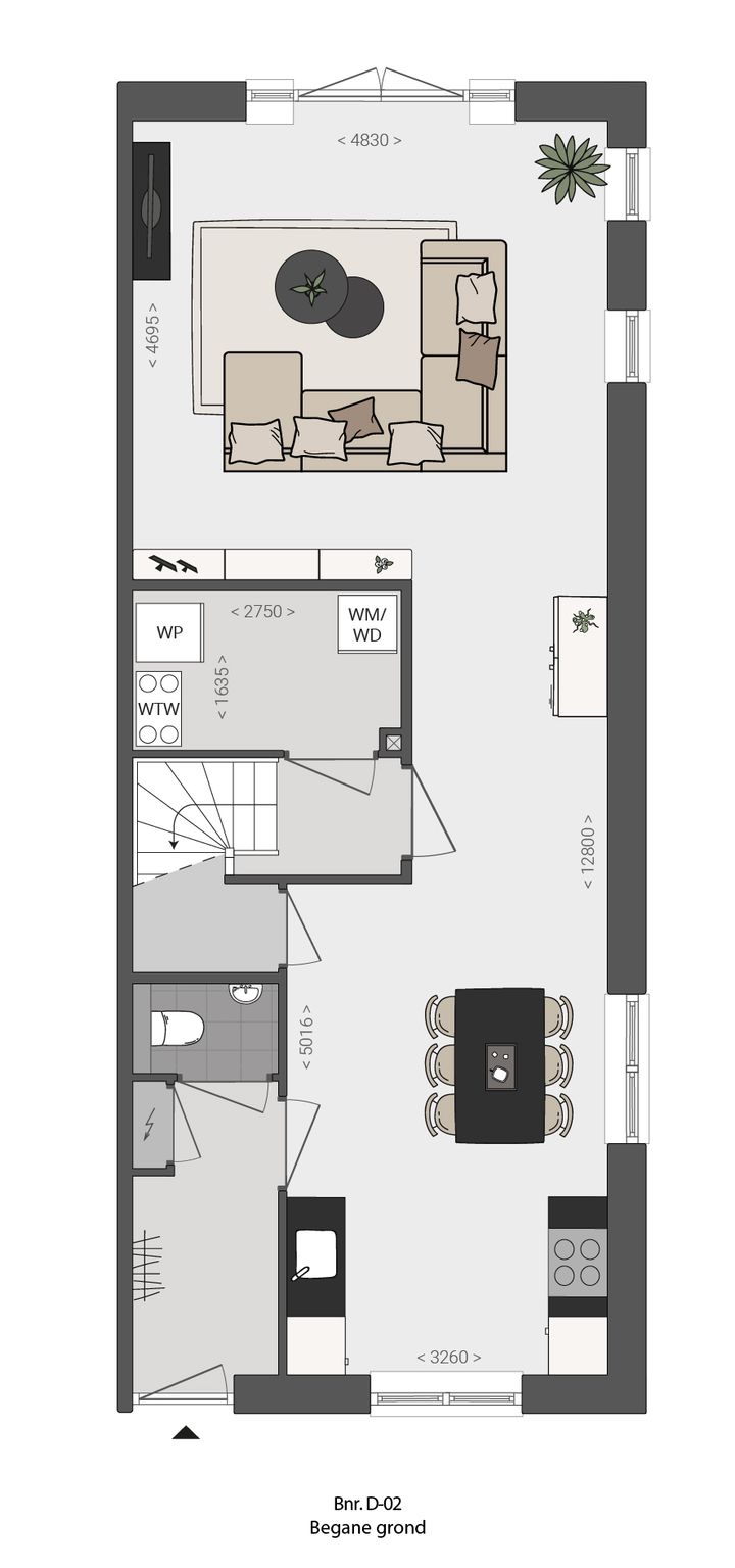 Foto 2 van Twee-onder-een kapwoning (Bouwnr. D-02)