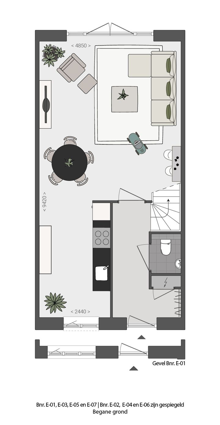 Photo 2 of Tussenwoning (Bouwnr. E-02)