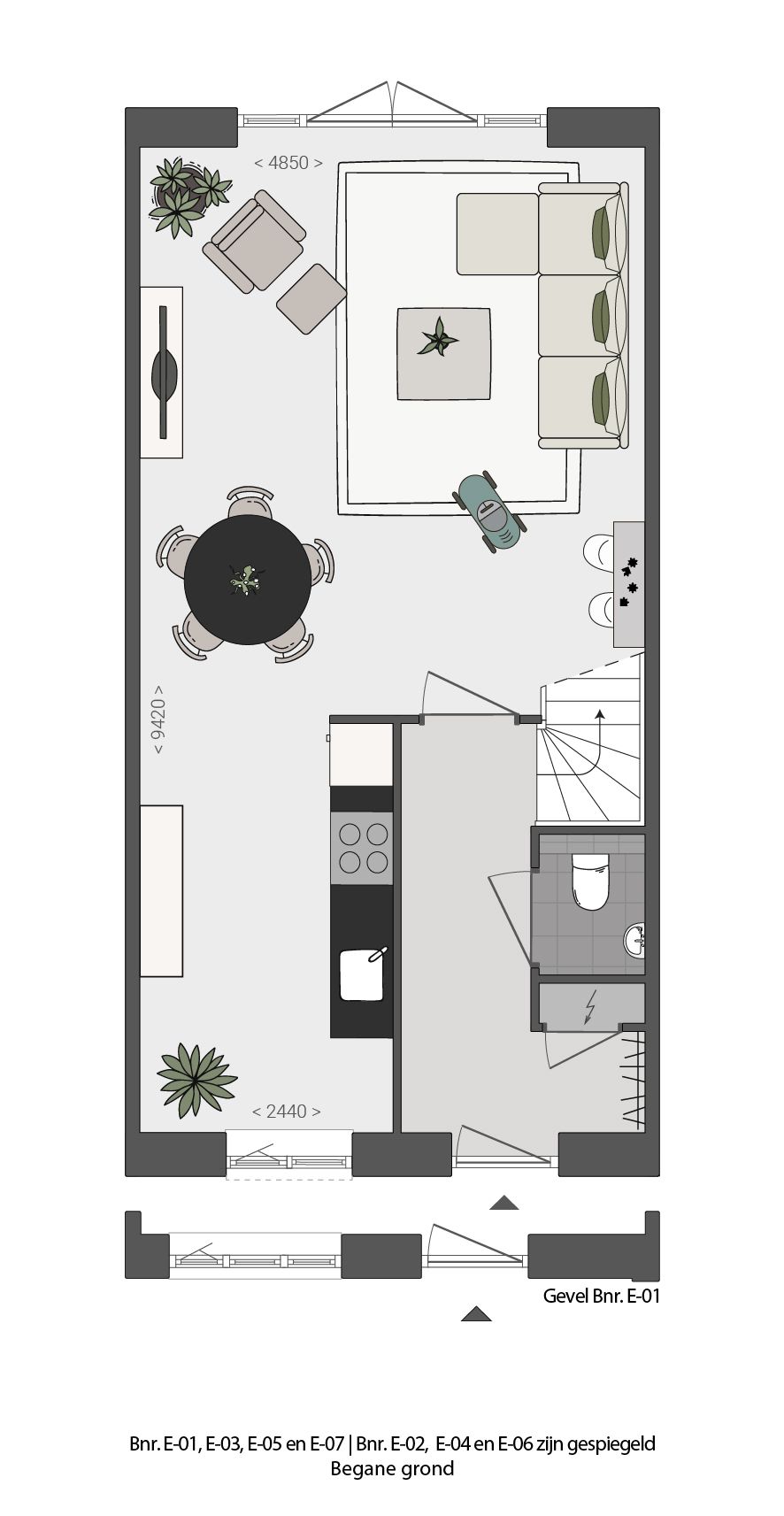 Photo 2 of Tussenwoning (Bouwnr. E-06)