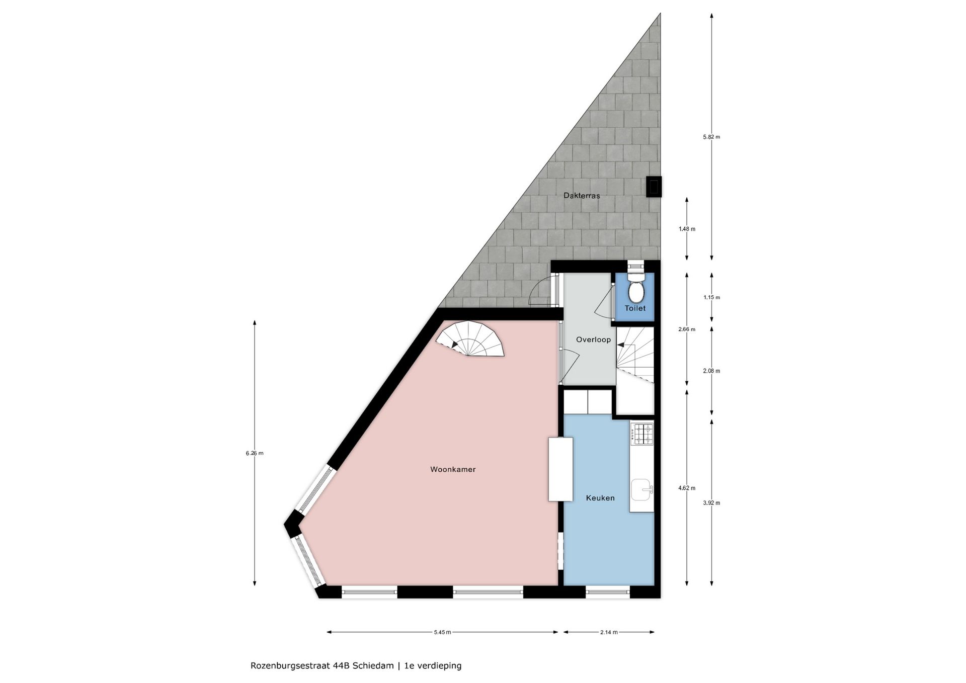 Foto 42 van Rozenburgsestraat 44-B