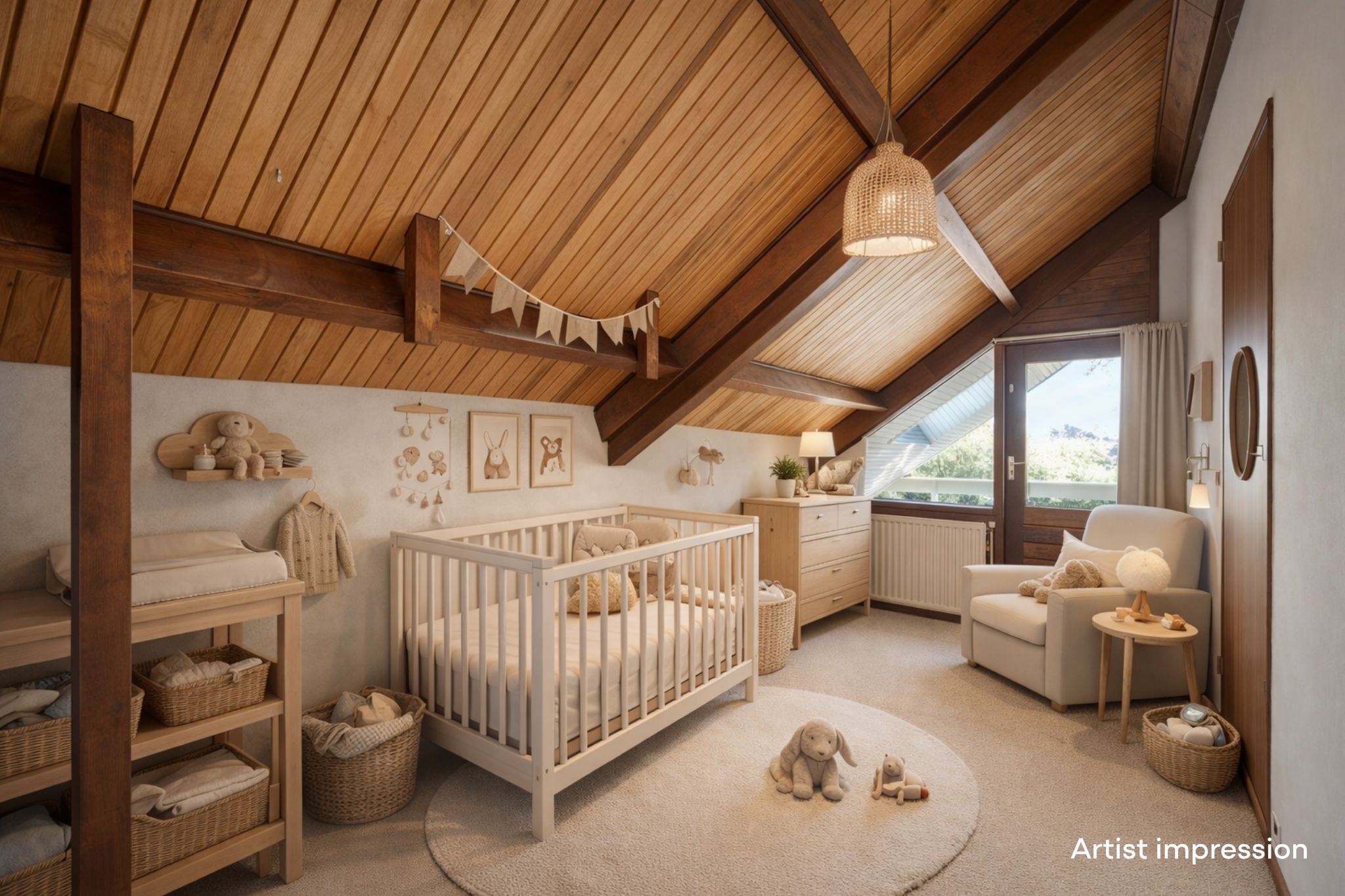 Spacious detached family home with 6 bedrooms and garage in quiet neighbourhood — 30