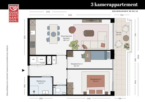 3-kamer appartement thumbnail