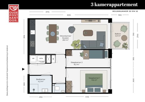 3-kamer appartement thumbnail