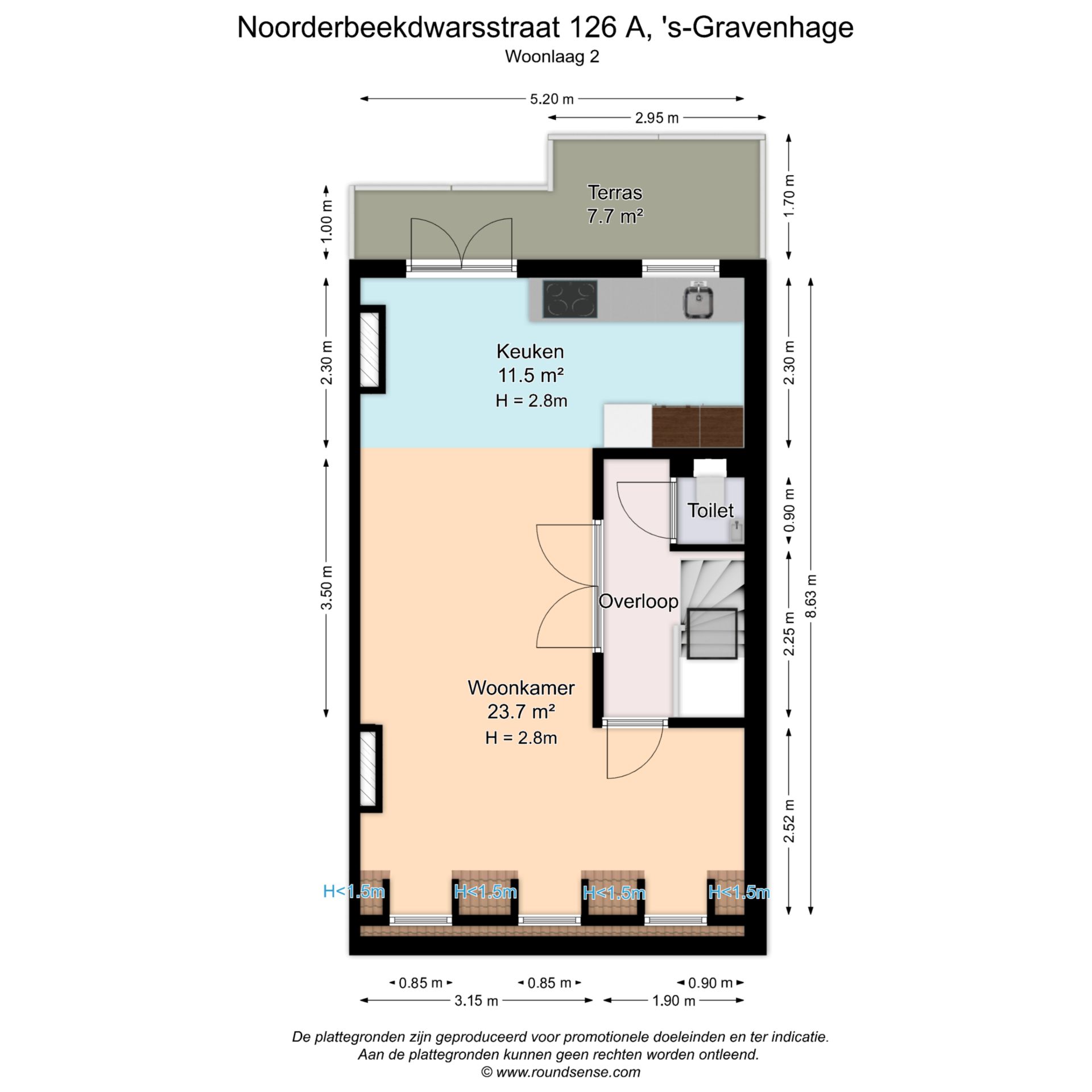 Foto 36 van Noorderbeekdwarsstraat 126-A