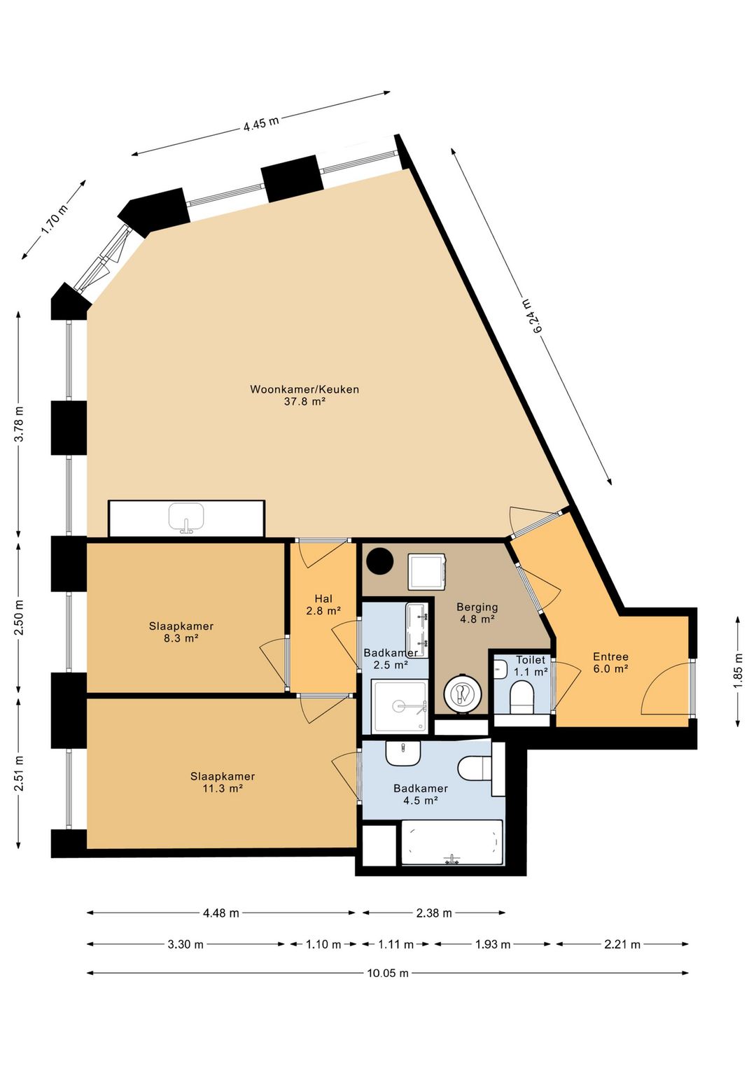 Photo 11 of Zoutmanstraat 44-L