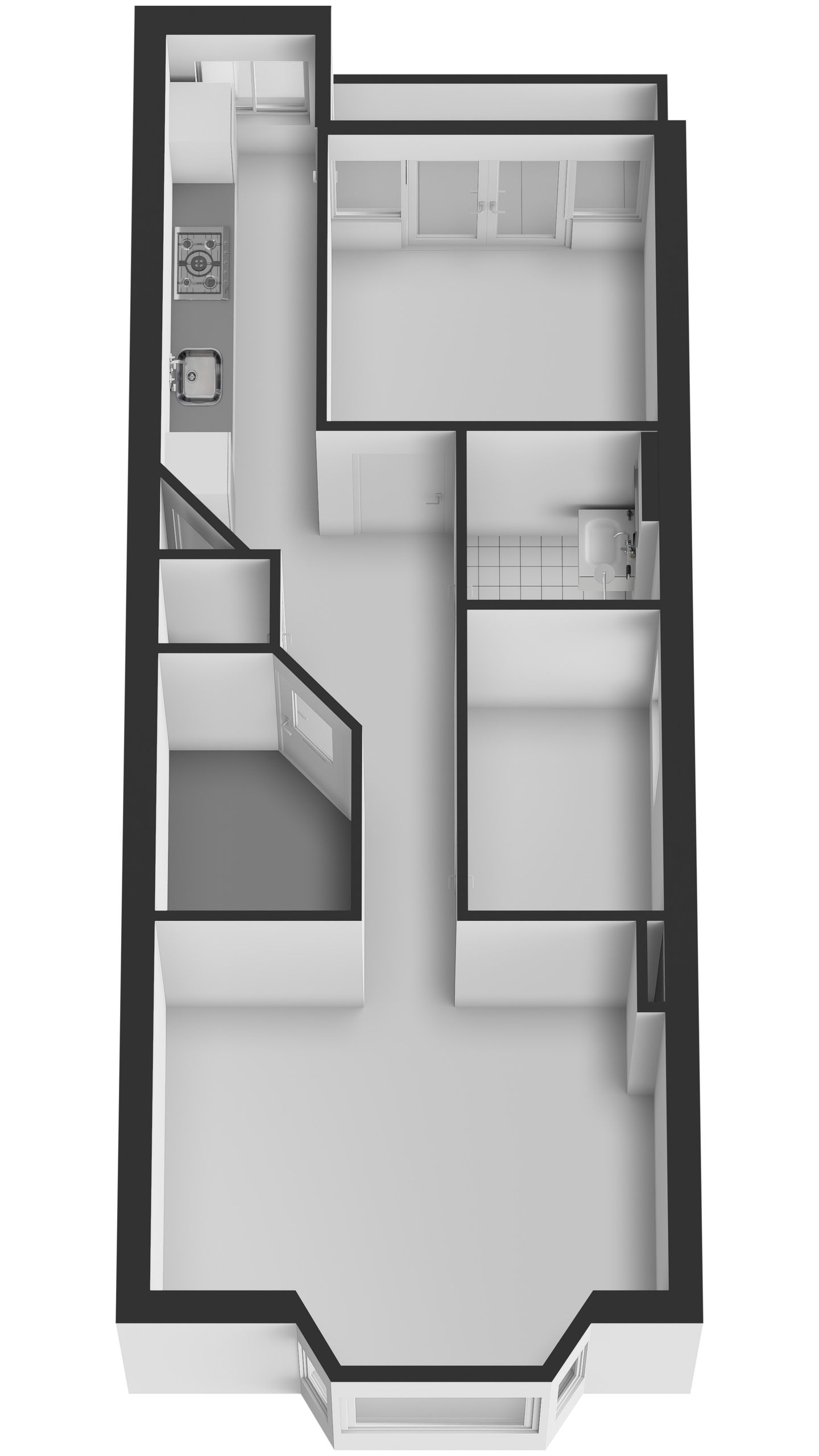 Renovated 3-Room Apartment with Balcony in Rotterdam Oud Charlois — 29