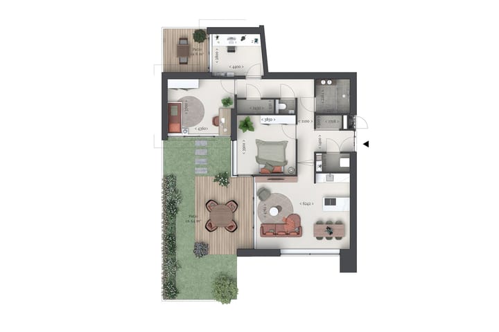 Foto 2 van Huisnummer (Bouwnr. 1)