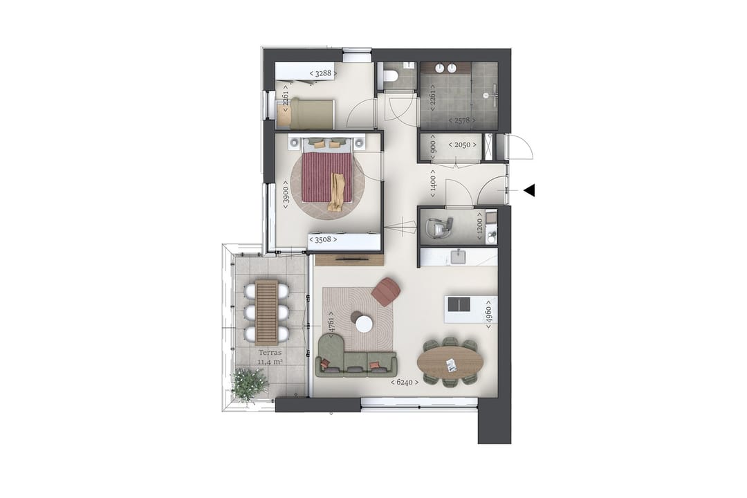 Foto 2 van Huisnummer (Bouwnr. 4)