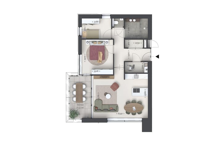 Foto 2 van Huisnummer (Bouwnr. 4)