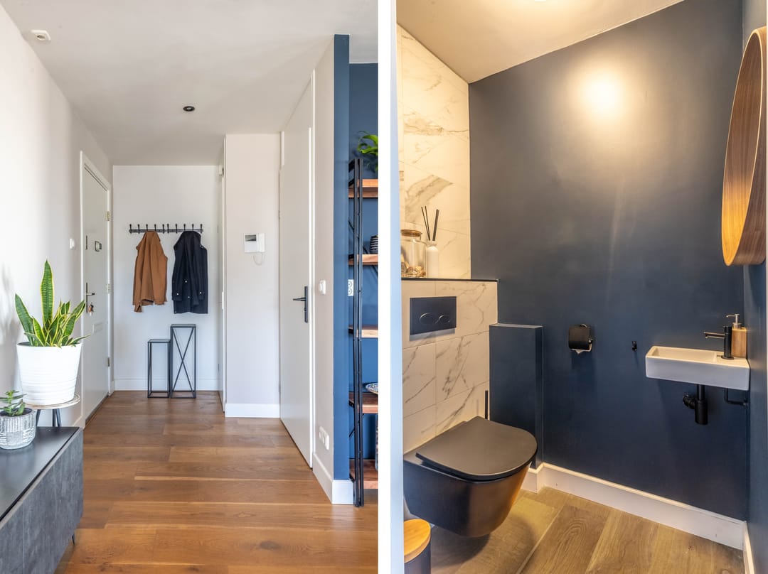 Renovated Corner Apartment with Panoramic Sloterplas Views on Top Floor — 26