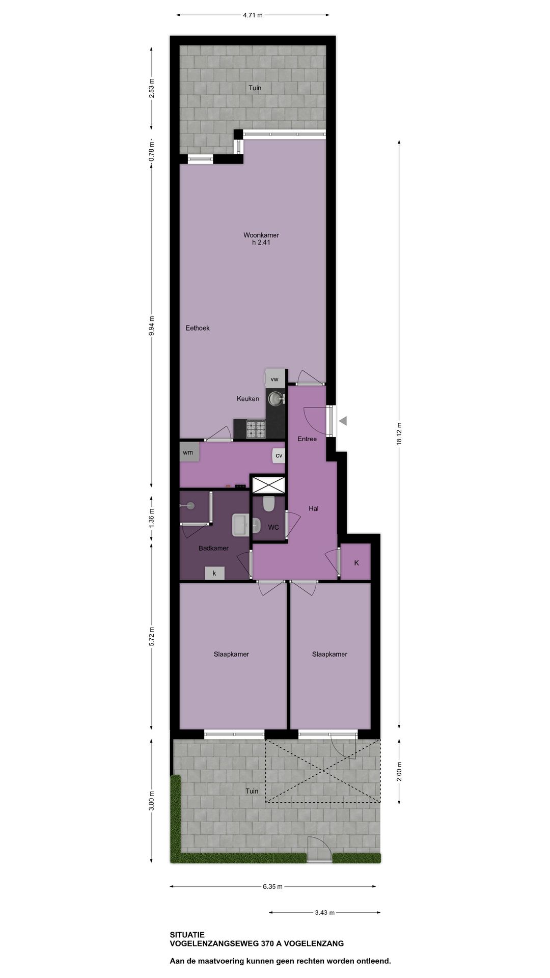Ground floor apartment with garden and private garage near nature reserves — 38
