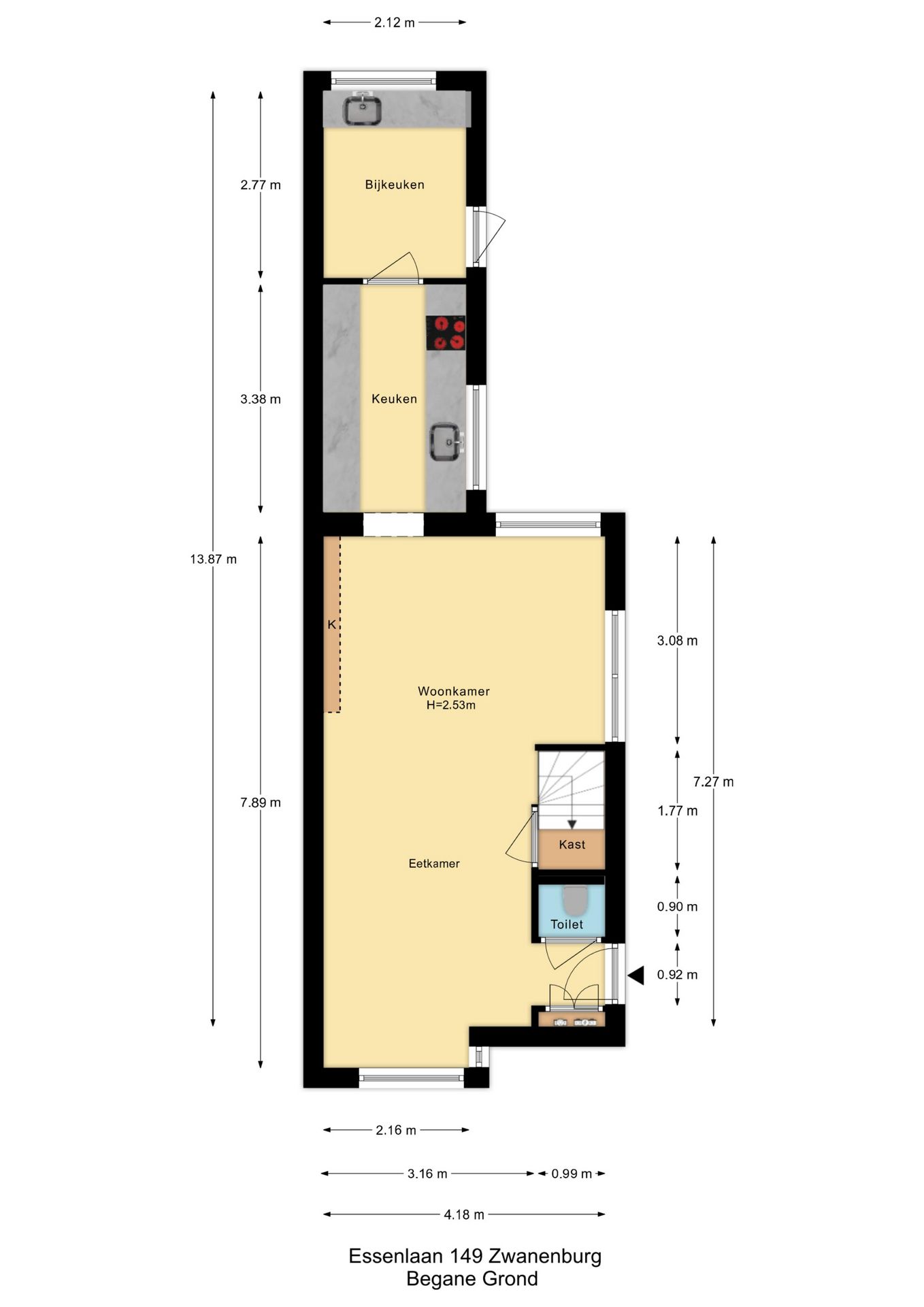Renovated 1930s Semi-Detached Home with Large Garden and Outbuilding in Zwanenburg — 36