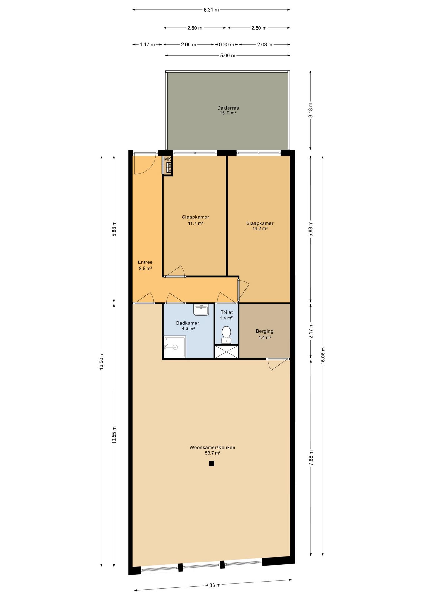 Foto 10 van Acht in de Stad (Bouwnr. 3)