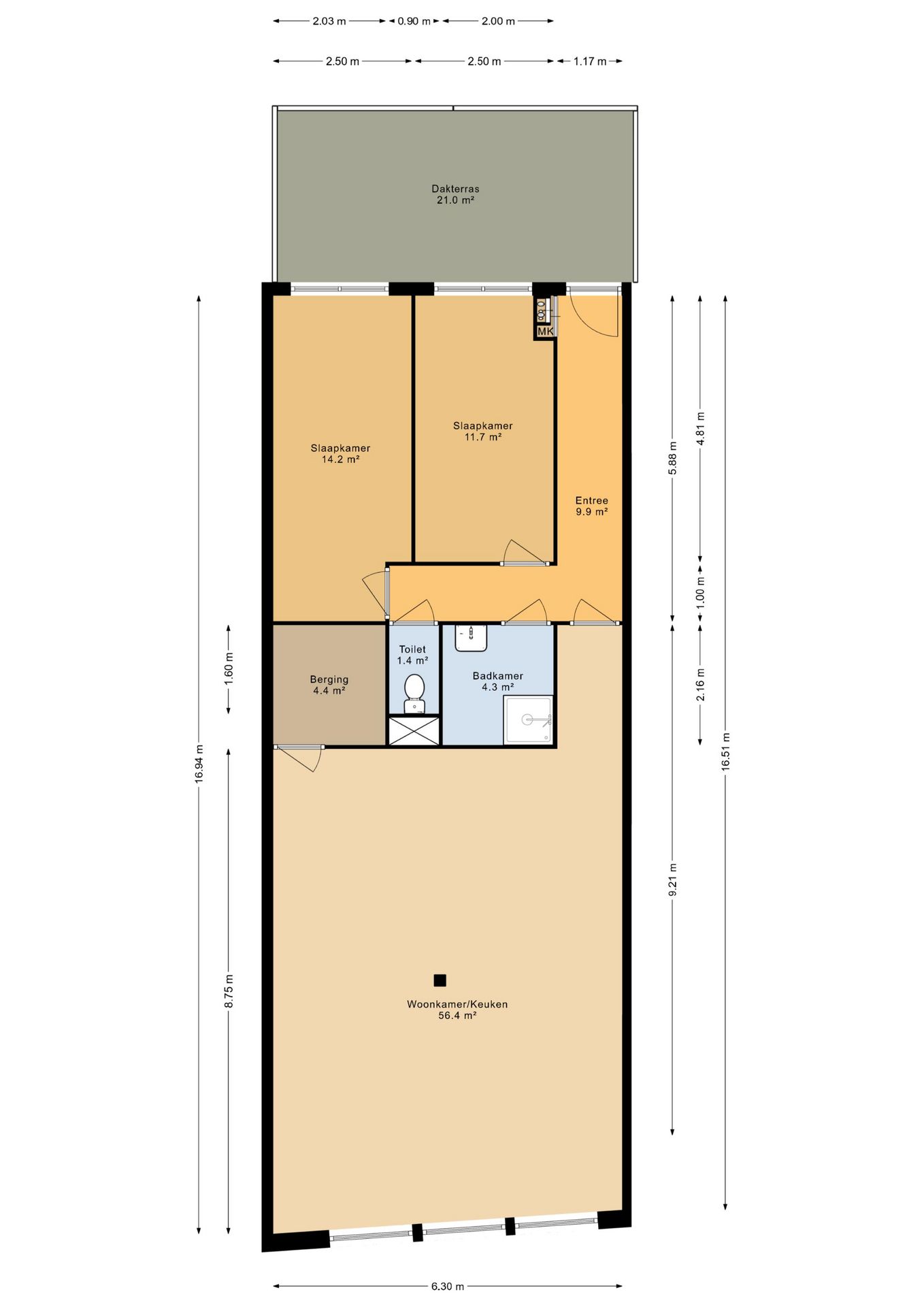 Foto 10 van Acht in de Stad (Bouwnr. 4)