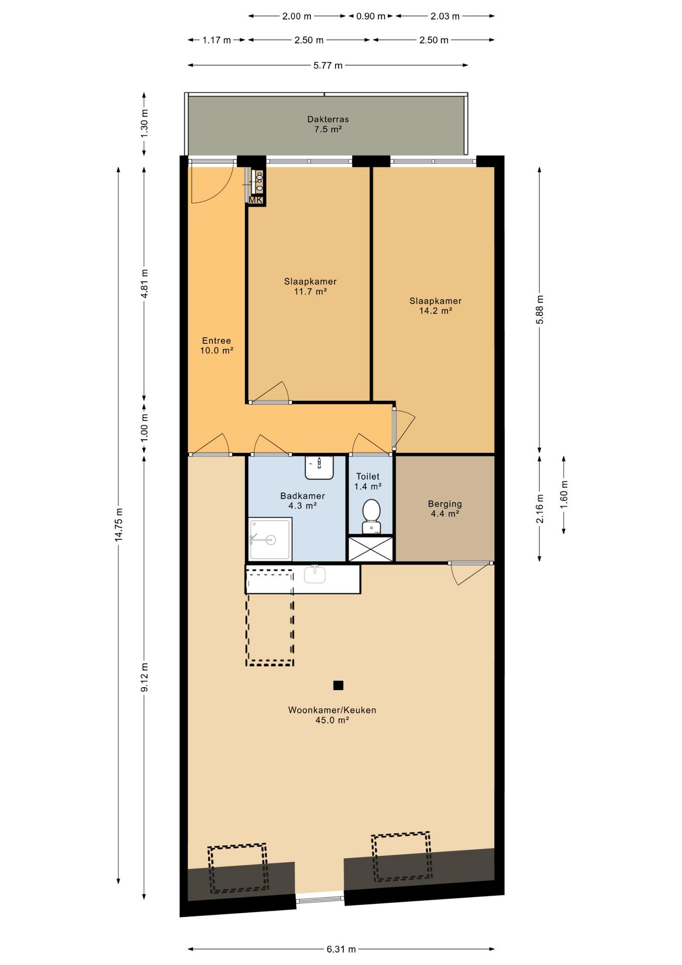 Foto 10 van Acht in de Stad (Bouwnr. 7)