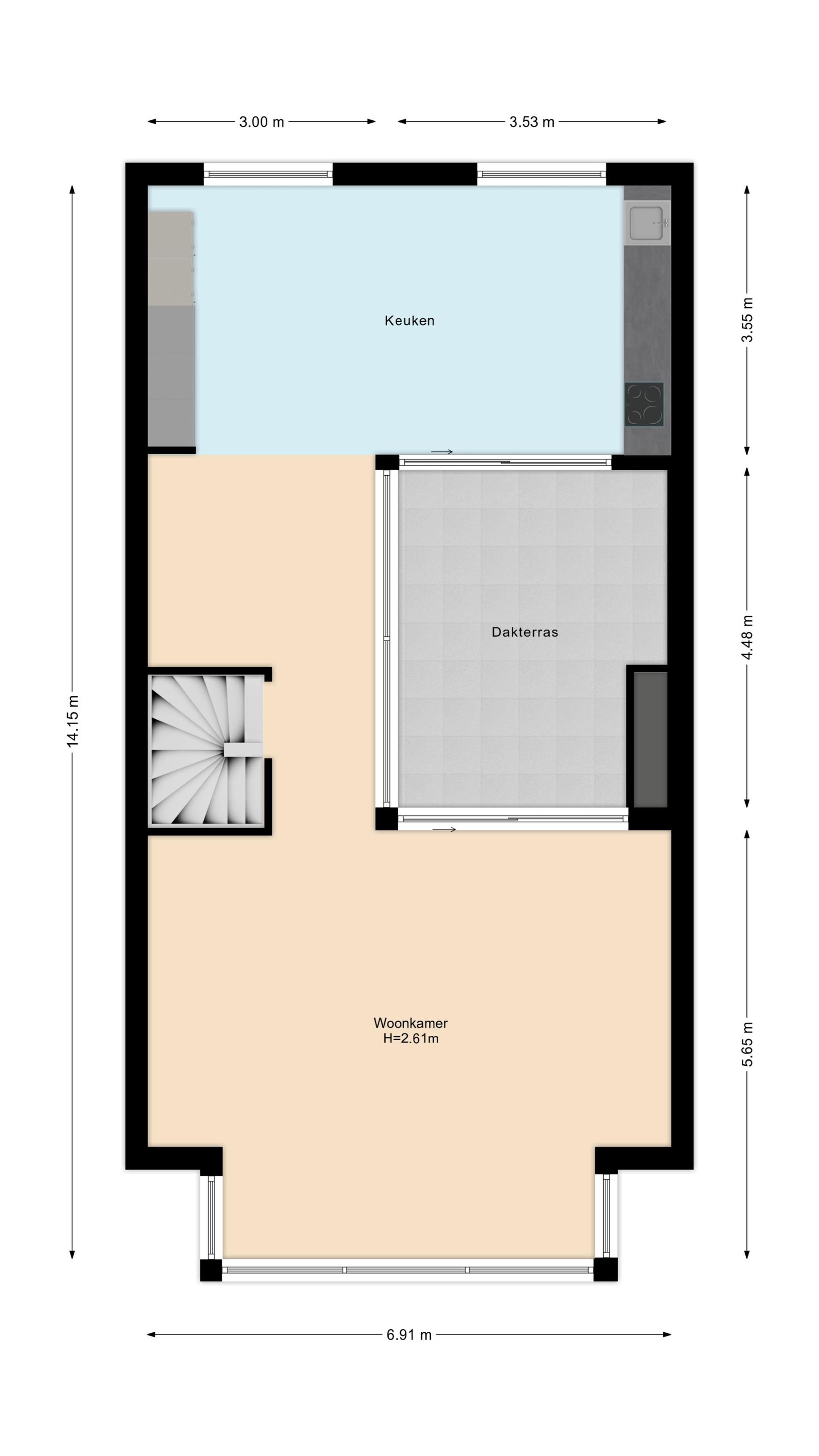 Luxury 3-Level Apartment on Oosterdokseiland with Perpetual Leasehold Paid Off — 57