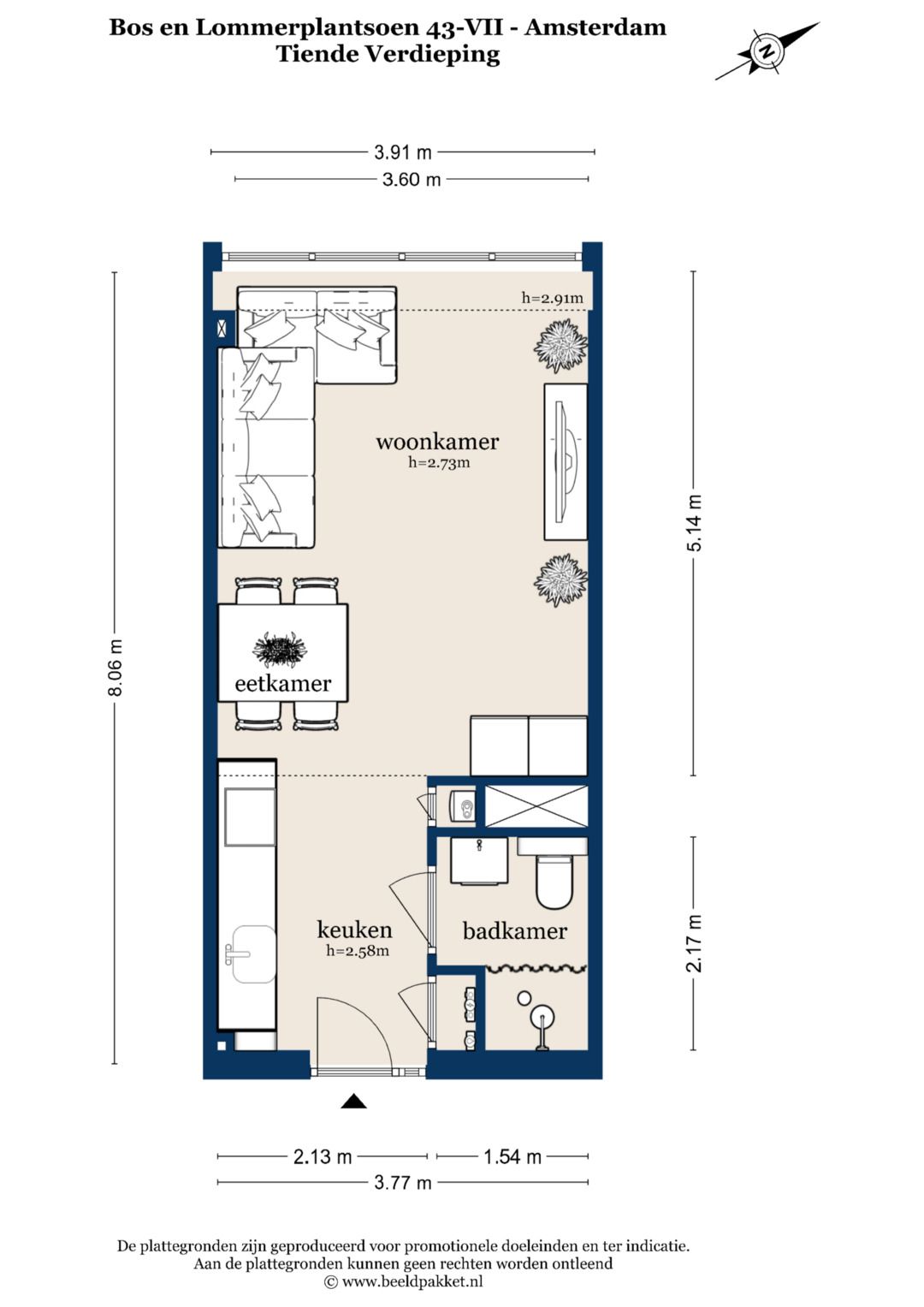 Foto 21 van Bos en Lommerplantsoen 43-F
