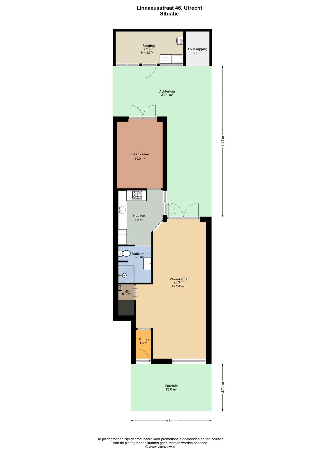 Energy-efficient ground floor apartment with front and back garden in Utrecht Zuilen — 33