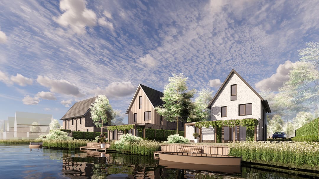 Foto 7 van Vrijstaand aan de vaart (Bouwnr. 15)