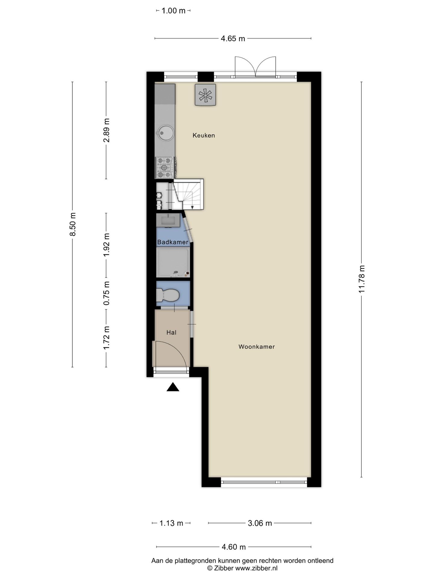 Ground floor apartment with deep garden in popular 1930s neighborhood — 40