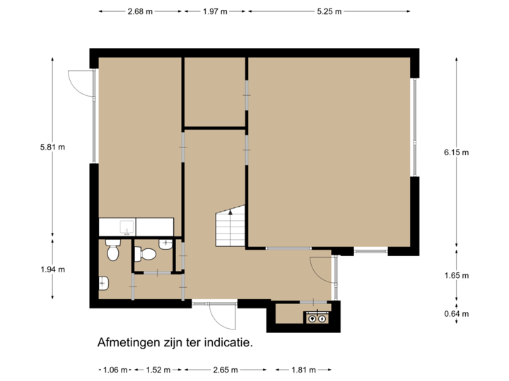 Begane grond - kantoor