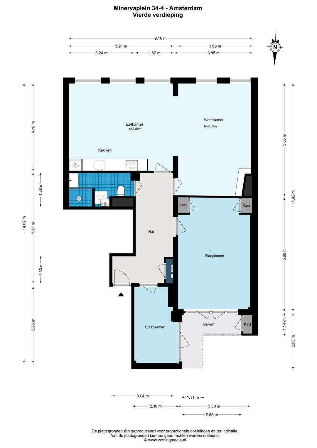 Foto 32 van Minervaplein 34-4