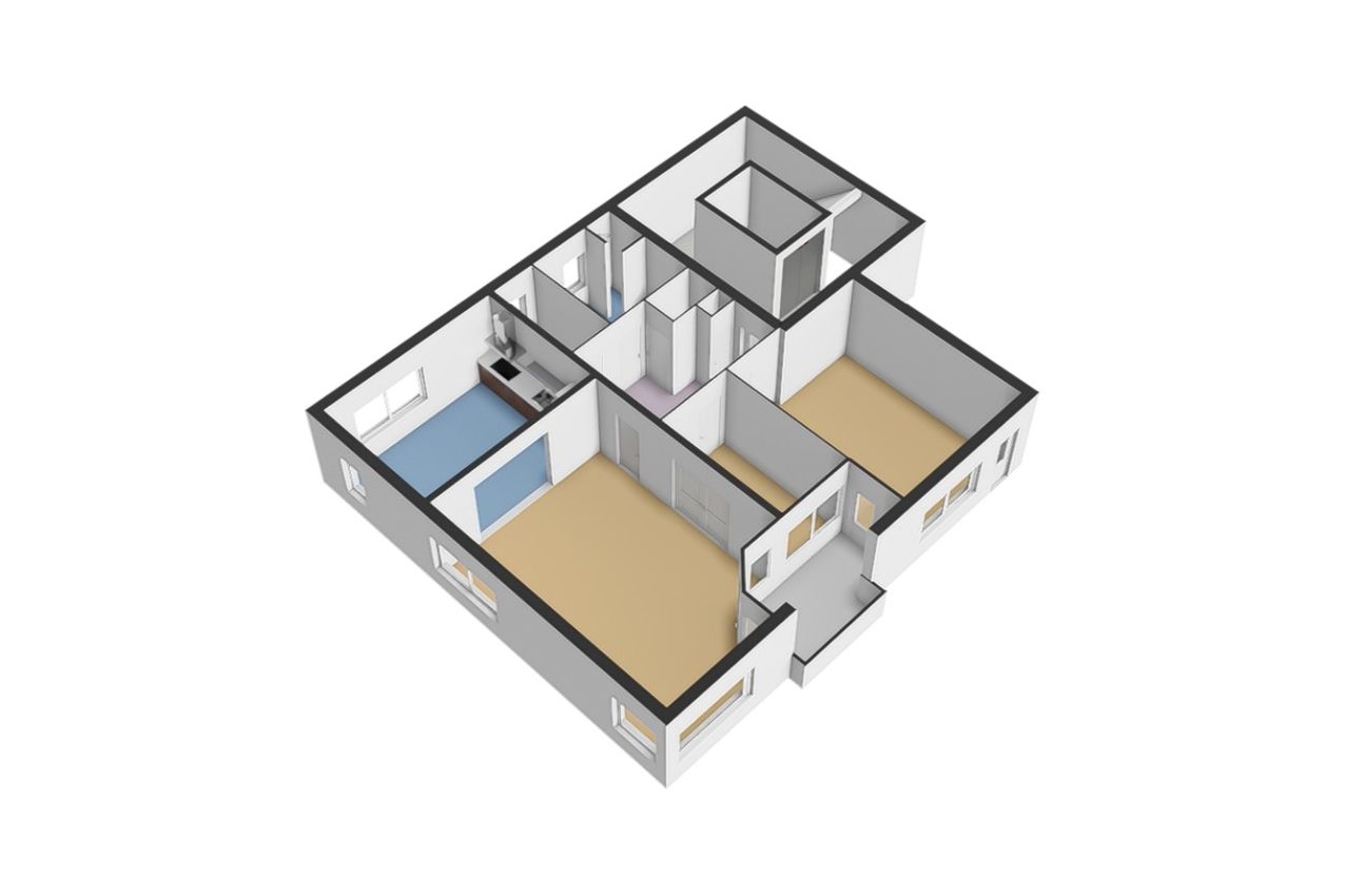 Spacious apartment with park views in Wouw — 33