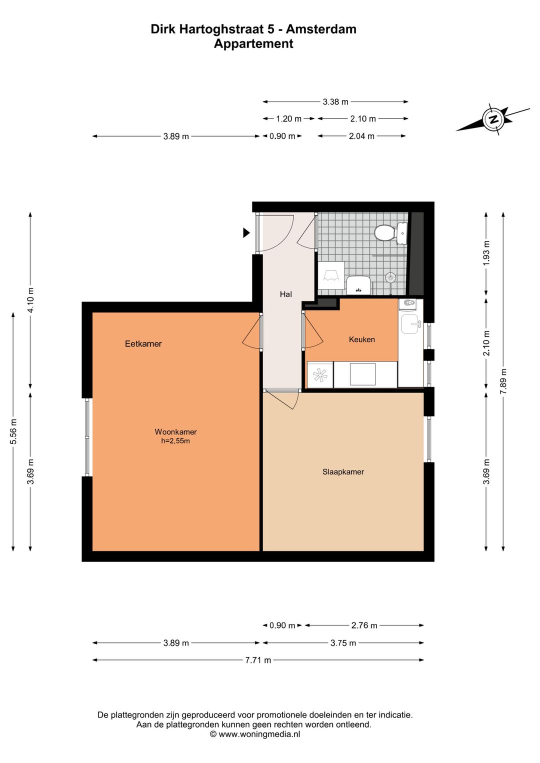 Spacious 1-bedroom apartment with multifunctional storage in Zeeheldenbuurt — 17