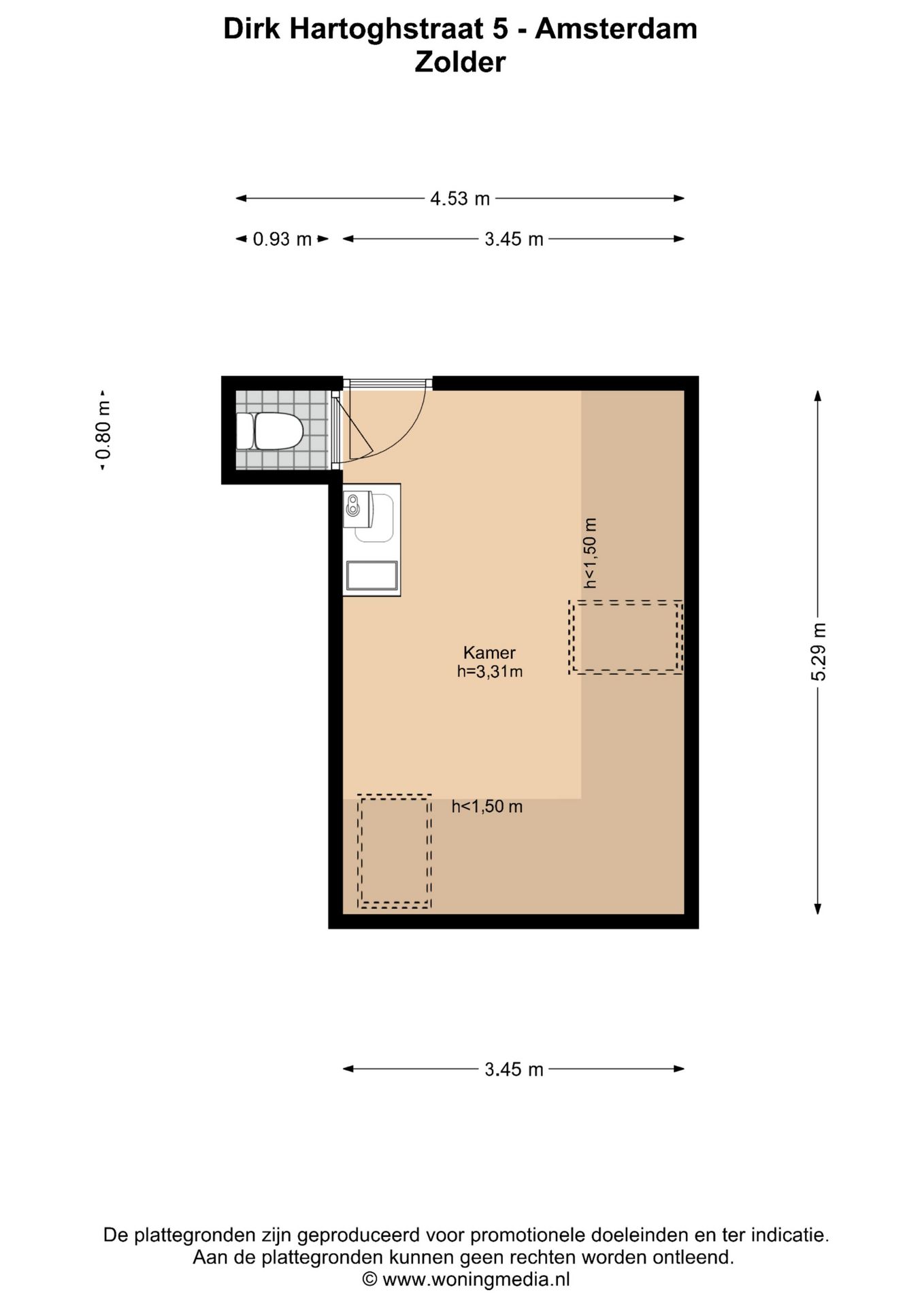 Spacious 1-bedroom apartment with multifunctional storage in Zeeheldenbuurt — 18