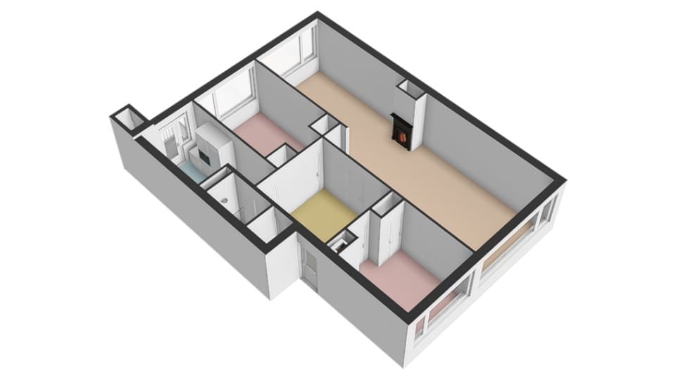 Spacious and Move-in Ready Three-Room Apartment in Green Surroundings — 48