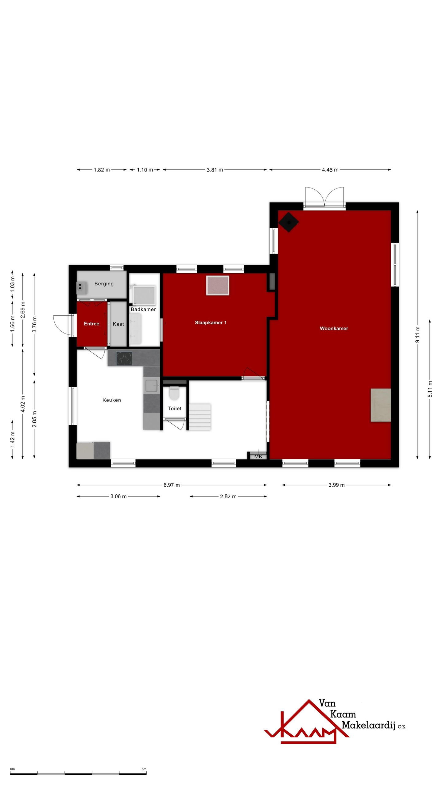Renovated Character Semi-Bungalow with Large Garden in Forest Setting — 55
