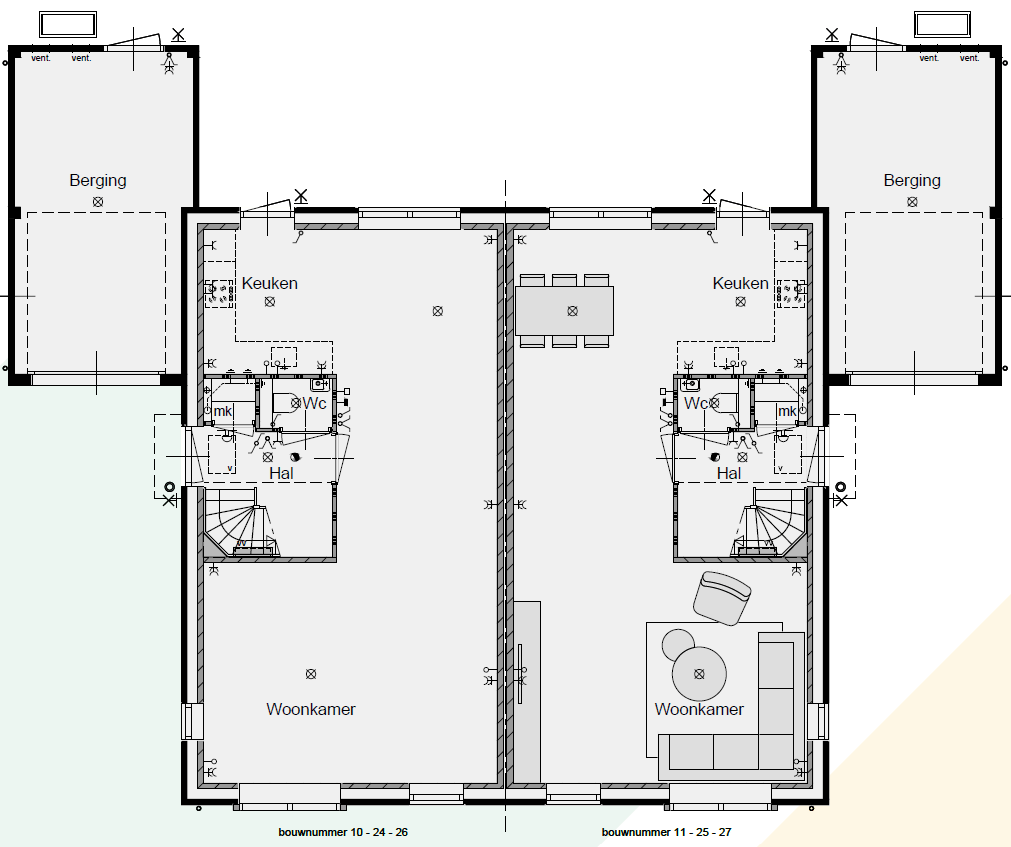 Foto 2 van Twee-onder-een-kapwoning (Bouwnr. 24)